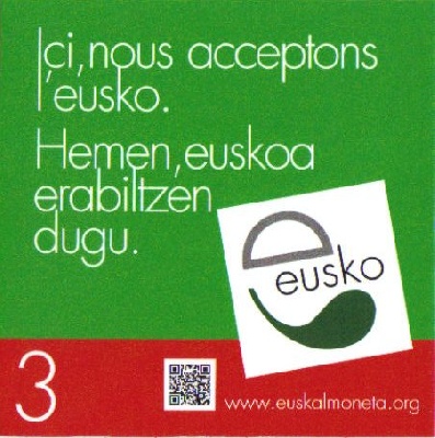 de Buzuntza - A Buzuntza on peut payer en Eusko